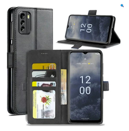 BigPurplePhone Wallet Style Leatherette Look Flip Cover Case - Australian Assistive Technology Centre