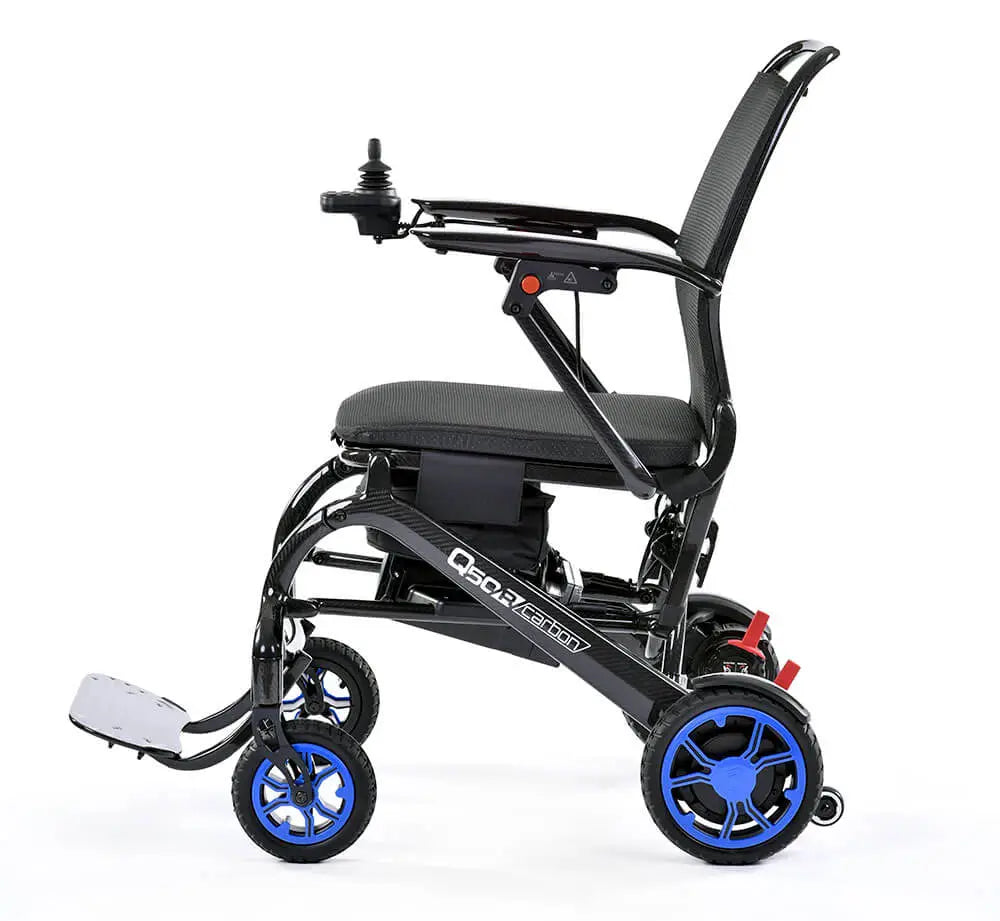 Sunrise Quickie Q50 R Carbon Folding Power Wheelchair - Australian Assistive Technology Centre