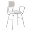 Shower Stool – Padded with Backrest - Australian Assistive Technology Centre