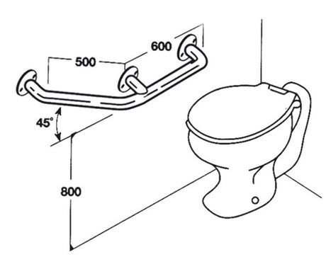 Toilet Rail Type 05 - Australian Assistive Technology Centre