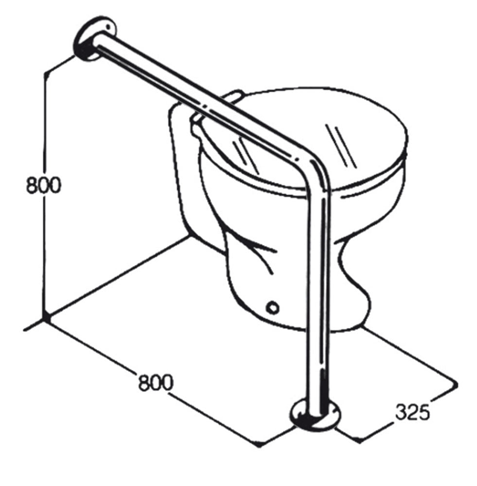 Toilet Rail  Type 08 - Australian Assistive Technology Centre