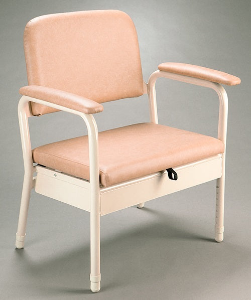 Deluxe Bedside Commode Wide - Australian Assistive Technology Centre