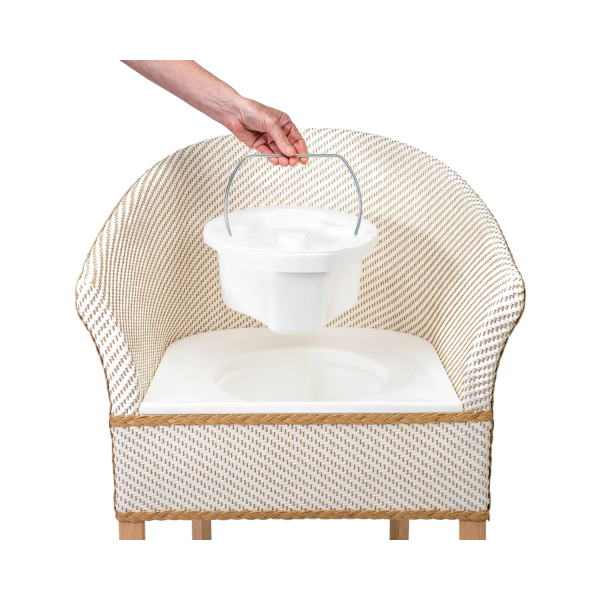 Basketweave Bedside Commode - Australian Assistive Technology Centre