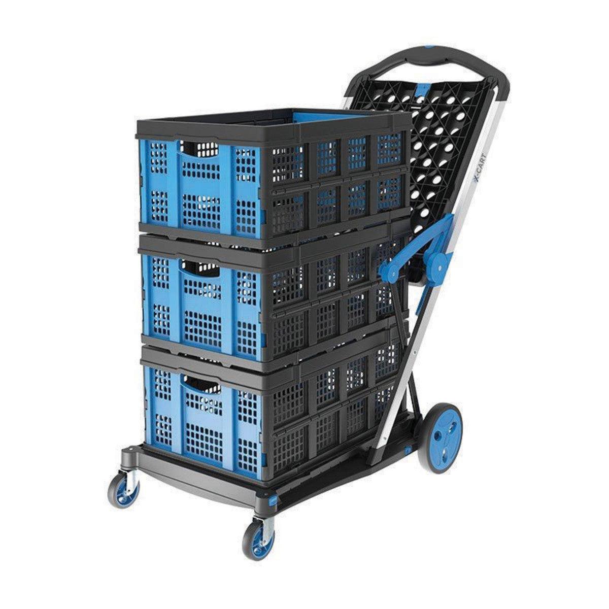 X-Cart Lightweight Folding Trolley Cart - Lightweight Folding Trolley Cart - Australian Assistive Technology Centre