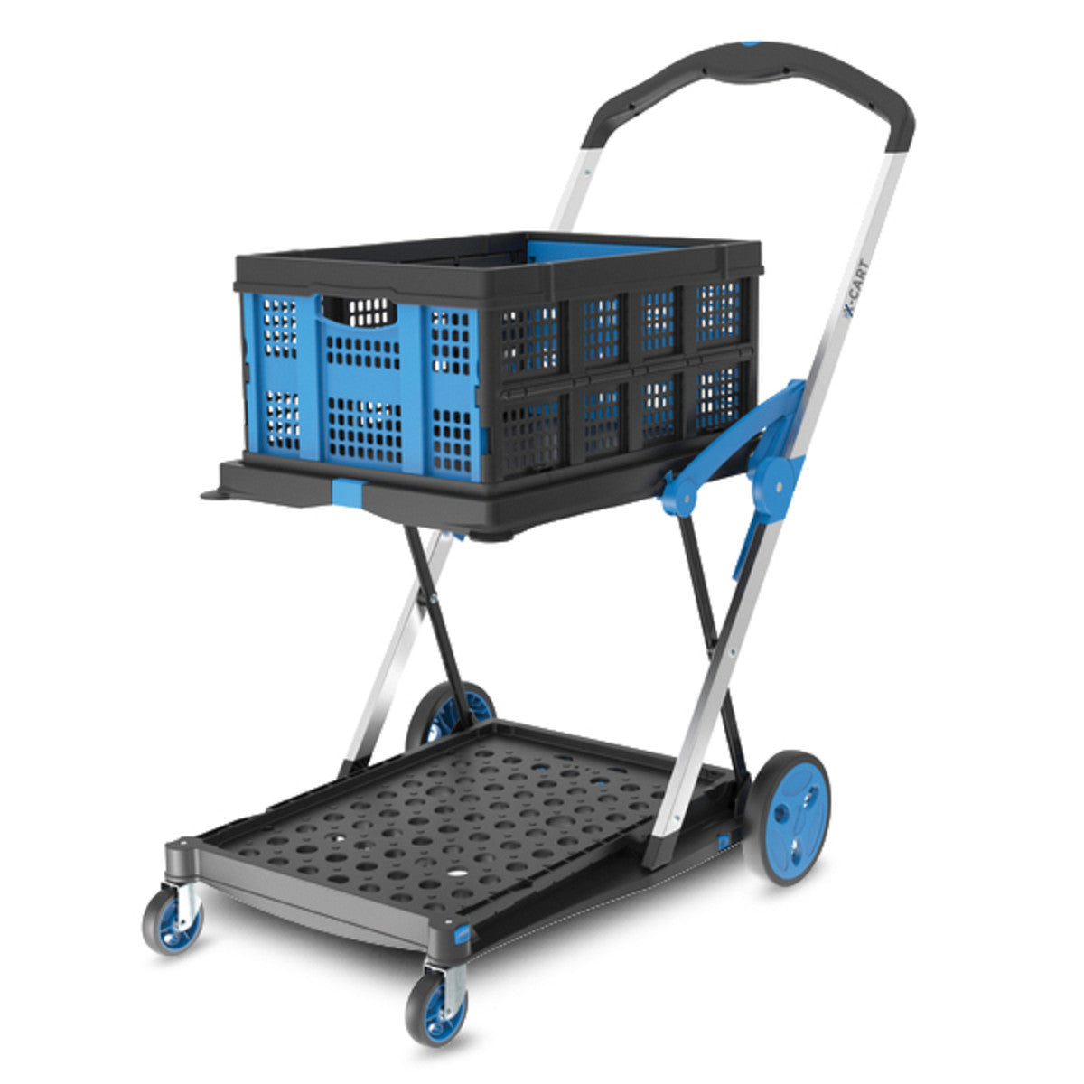 X-Cart Lightweight Folding Trolley Cart - Lightweight Folding Trolley Cart - Australian Assistive Technology Centre