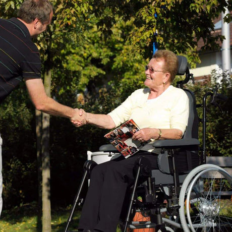 Breezy Relax Wheelchair – Self Propelled - Australian Assistive Technology Centre