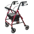 Days 102 Rollator, 6 inch Wheels, Ruby Red - Australian Assistive Technology Centre