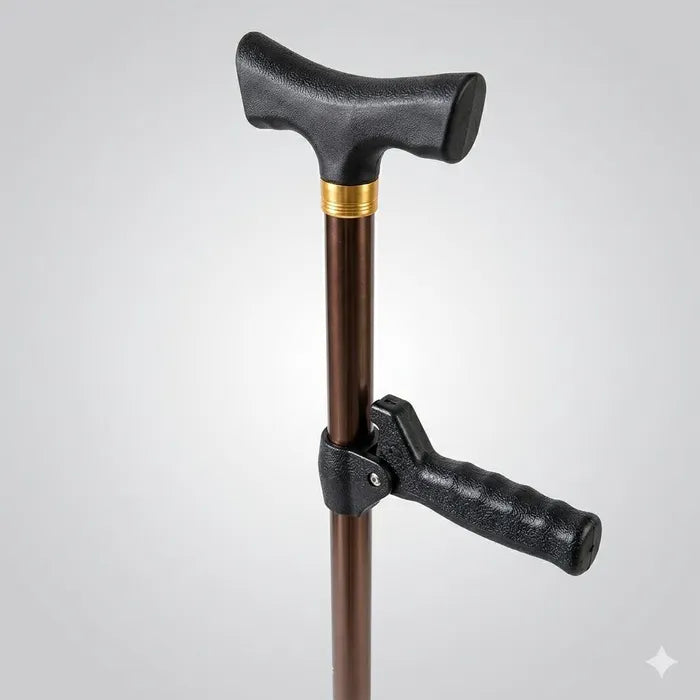 Days Sit to Stand Assist T-Handle Walking Stick with Lever, Bronze - Australian Assistive Technology Centre