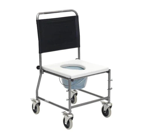 Glideabout Commode (with removable armrests) - Australian Assistive Technology Centre