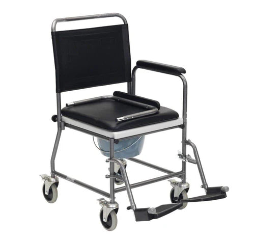 Glideabout Commode (with removable armrests) - Australian Assistive Technology Centre
