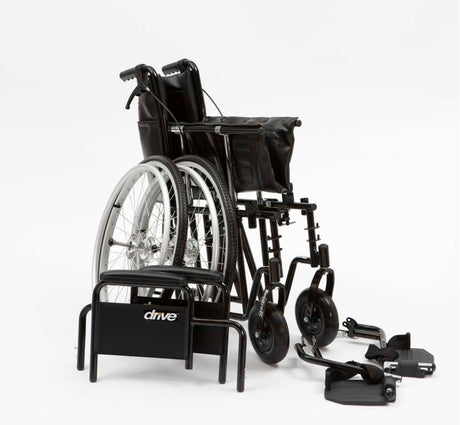 Drive Sentra EC Bariatric Wheelchair - Self Propelled (200kg & 318kg Models) - Australian Assistive Technology Centre