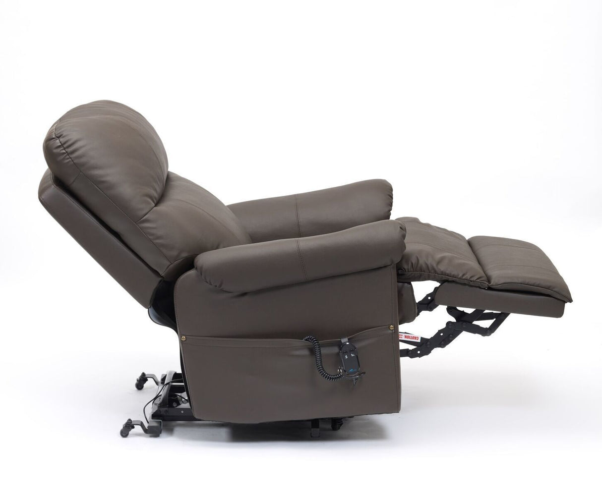 BORG SINGLE MOTOR LIFT CHAIR - DARK BROWN - Australian Assistive Technology Centre