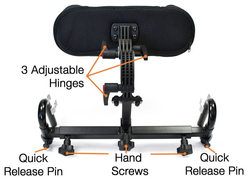 E-Traveller Adjustable Headrest - Australian Assistive Technology Centre