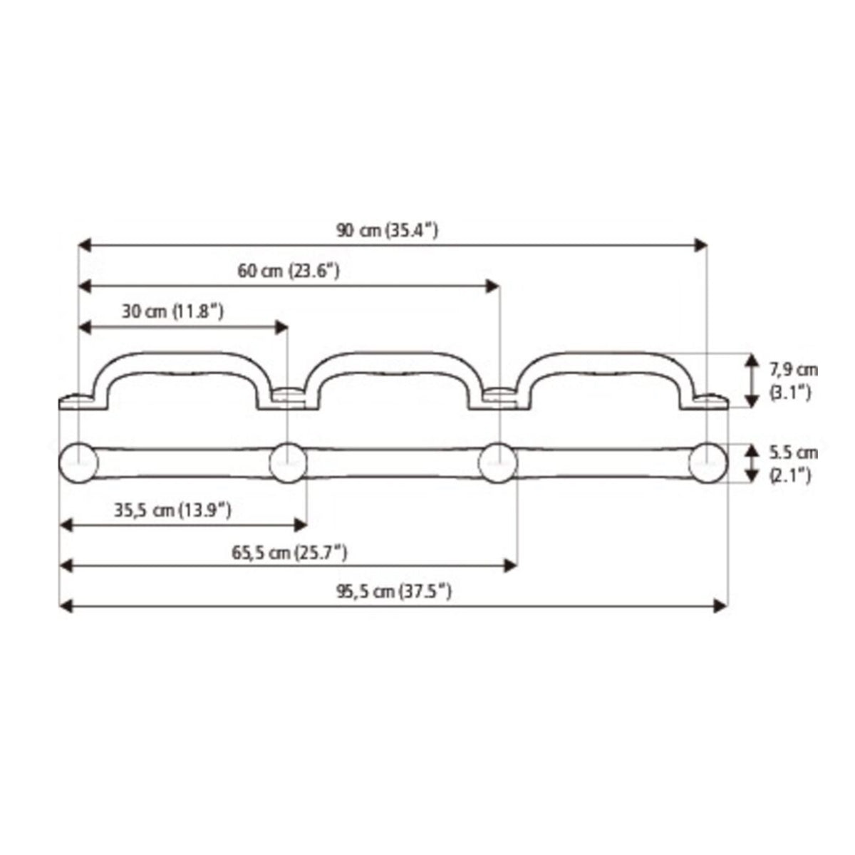 Etac Flex Grab Rails - Australian Assistive Technology Centre