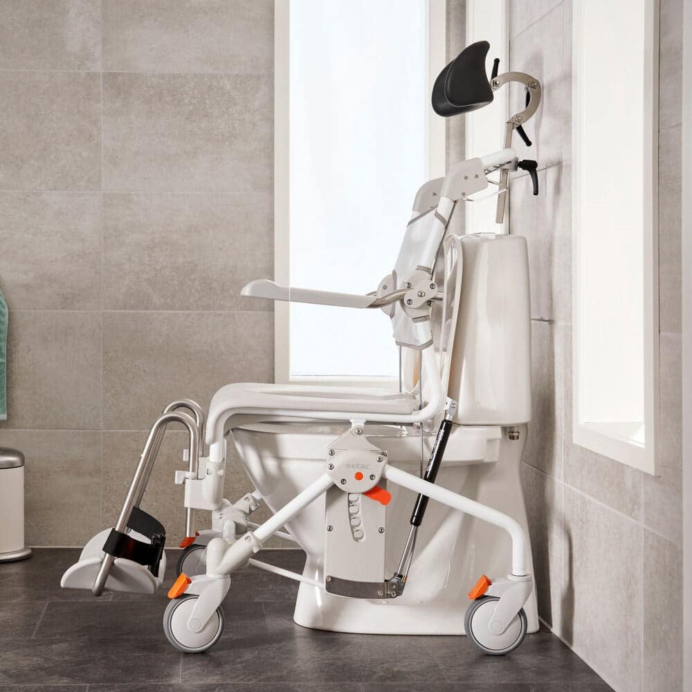 Etac Swift Mobil-2 Tilt In Space Mobile Shower Commode with Pan Holder - Australian Assistive Technology Centre