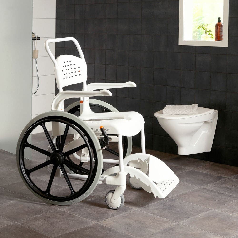 Etac Clean Self Propelled Mobile Shower Commode - Australian Assistive Technology Centre