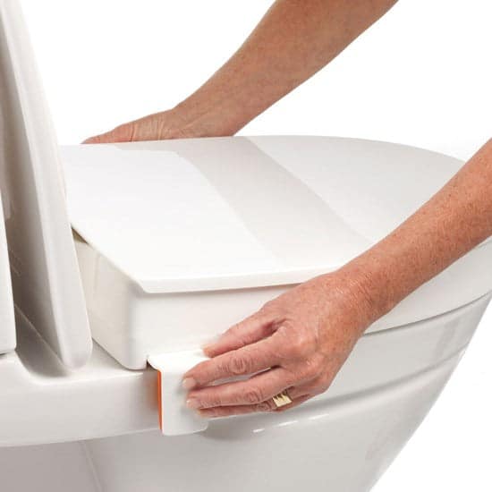 Etac My-Loo Toilet Seat Raiser with Brackets - Australian Assistive Technology Centre
