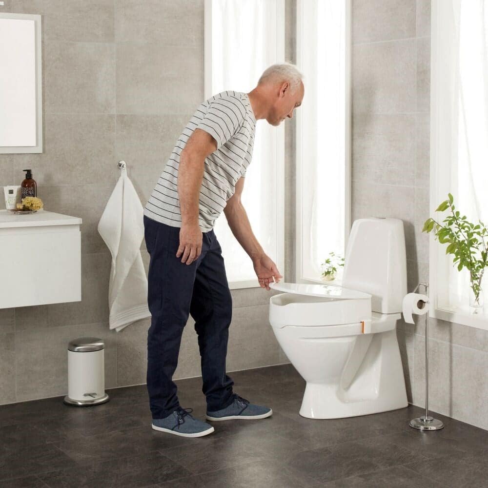 Etac My-Loo Toilet Seat Raiser with Brackets - Australian Assistive Technology Centre