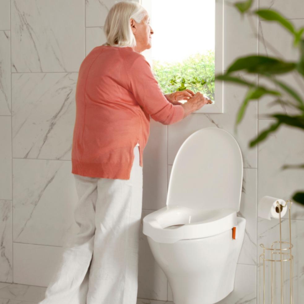 Etac My-Loo Toilet Seat Raiser with Brackets - Australian Assistive Technology Centre