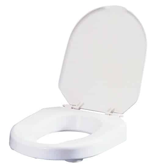 Etac Hi-Loo Toilet Seat Raiser with brackets - Australian Assistive Technology Centre