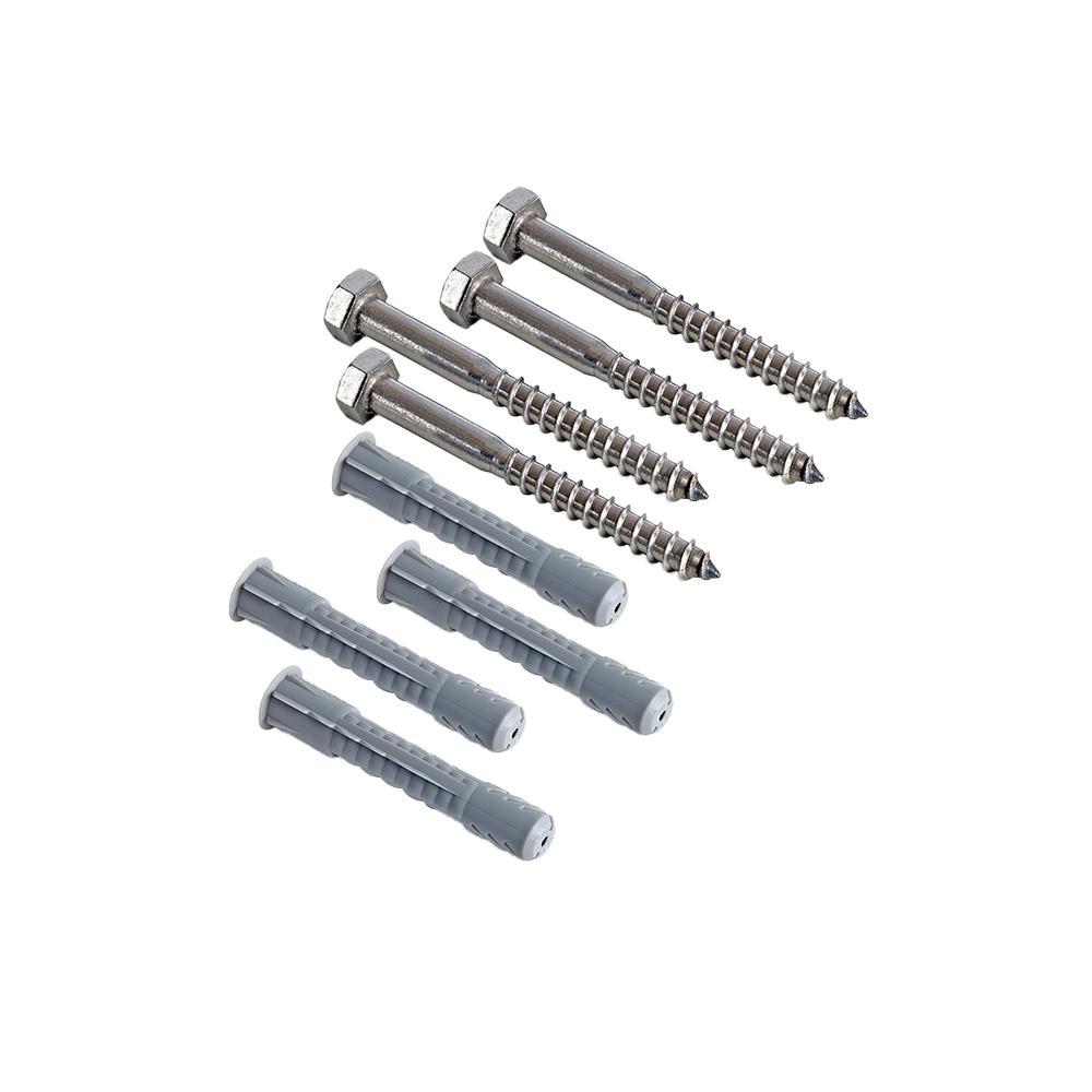 Etac Rex Wall-Mounted Toilet Arm Support – Screw Kit - Australian Assistive Technology Centre