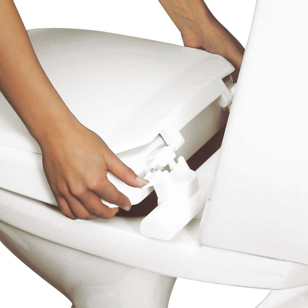 Etac Hi-Loo Fixed Toilet Seat Raiser with/without arm support - Australian Assistive Technology Centre