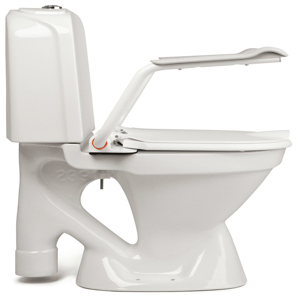 Etac Hi-Loo Fixed Toilet Seat Raiser with/without arm support - Australian Assistive Technology Centre