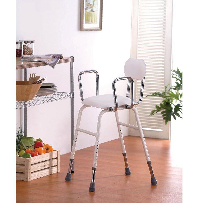 Homecraft Lightweight Kitchen Stool, White - Australian Assistive Technology Centre