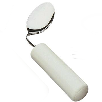 Queens Cutlery - Angled Spoon Left-Hand - Australian Assistive Technology Centre