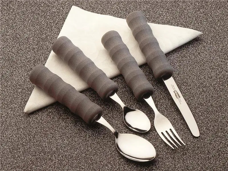 Homecraft Lightweight Foam Handled Angled Cutlery - Australian Assistive Technology Centre