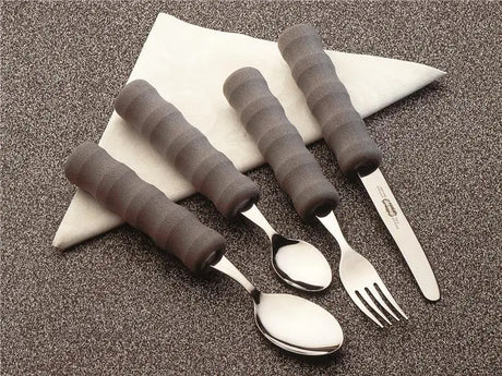 Homecraft Lightweight Foam Handled Angled Cutlery - Australian Assistive Technology Centre