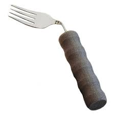 Homecraft Lightweight Foam Handled Angled Cutlery - Australian Assistive Technology Centre