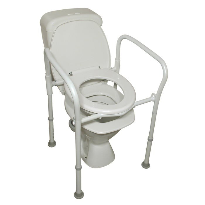 Homecraft Aluminium Over Toilet Frame, with Seat - Australian Assistive Technology Centre