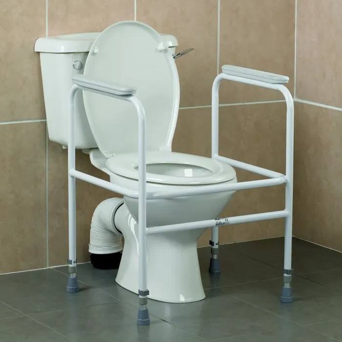 Homecraft Steel Toilet Surround, Height Adjustable - Australian Assistive Technology Centre