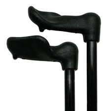 Cane Palm Grip Left Hand - Black Walking Stick
