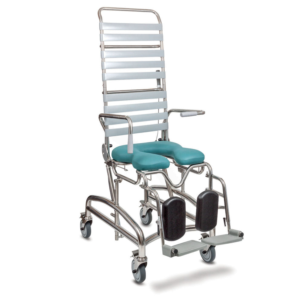 Juvo Mobile Shower Commode – Tilt in Space - Australian Assistive Technology Centre
