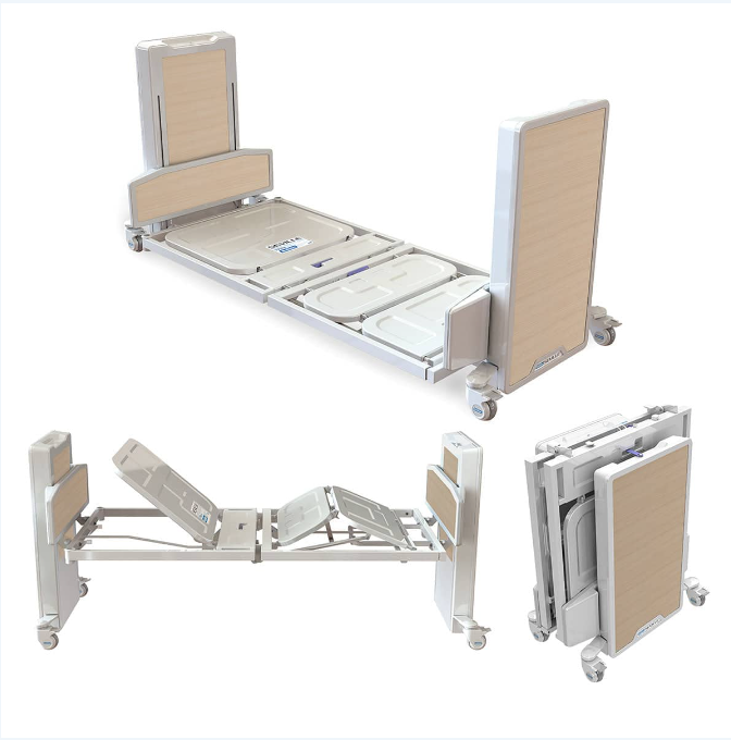 K Care Seville Folding Floor Line Bed - Australian Assistive Technology Centre