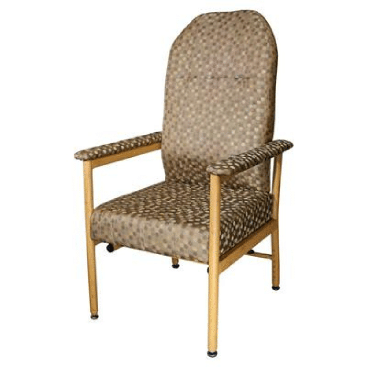 K Care Murray Bridge Aluminium High Back Chair Vinyl and Fabric - Australian Assistive Technology Centre