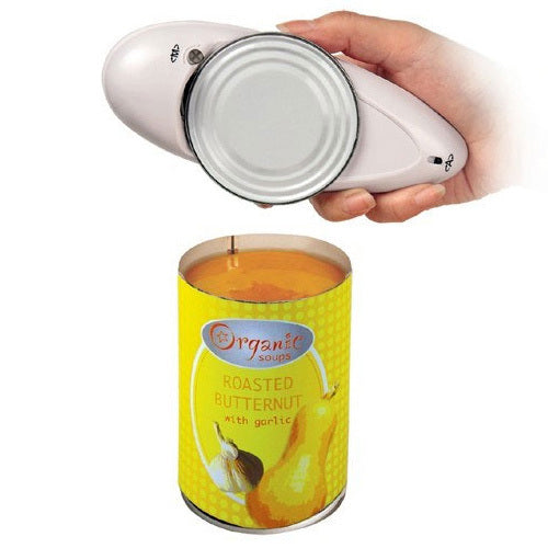 One Touch Can Opener - Open cans with a touch of a button - Australian Assistive Technology Centre