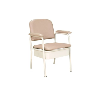 Deluxe Bedside Commode Maxi-Champagne - Australian Assistive Technology Centre