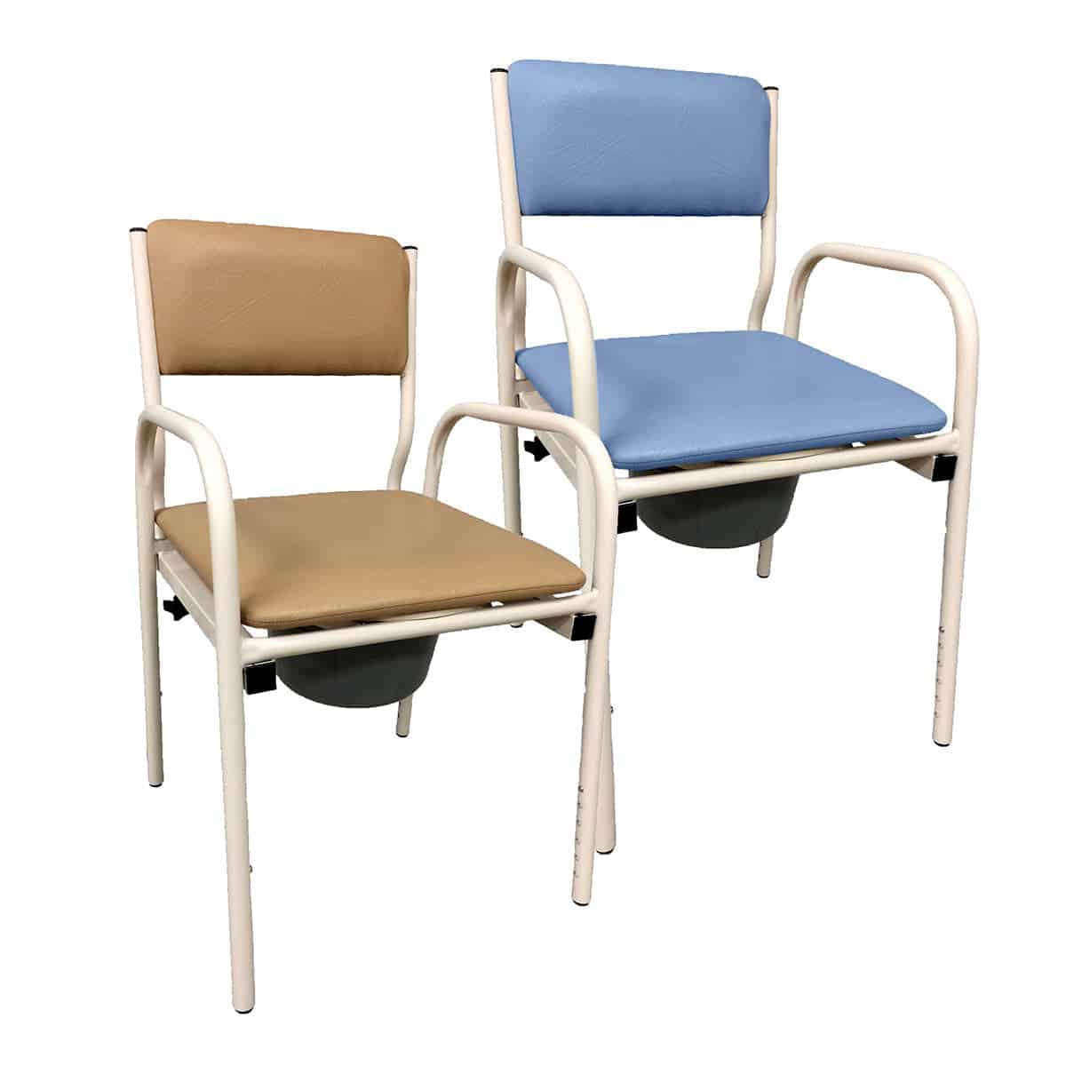 K Care Economy Bedside Commode Chair with Removable Bucket - Australian Assistive Technology Centre