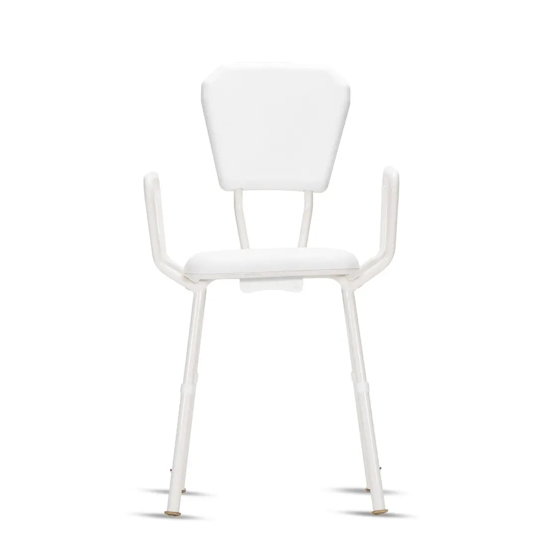 KCare Shower Stool with Arms and Padded Backrest - Australian Assistive Technology Centre