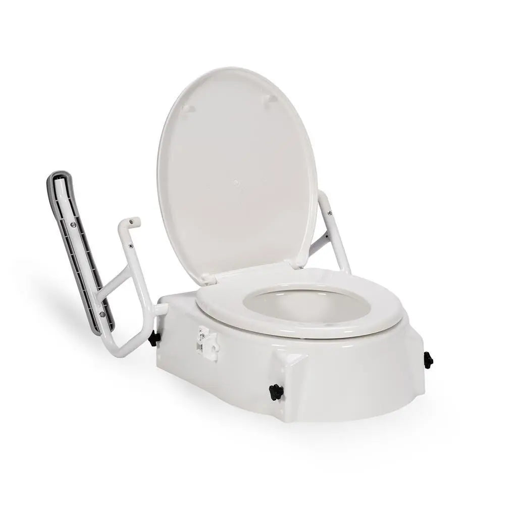 Toilet Seat Raiser with Swingback Arms - Australian Assistive Technology Centre