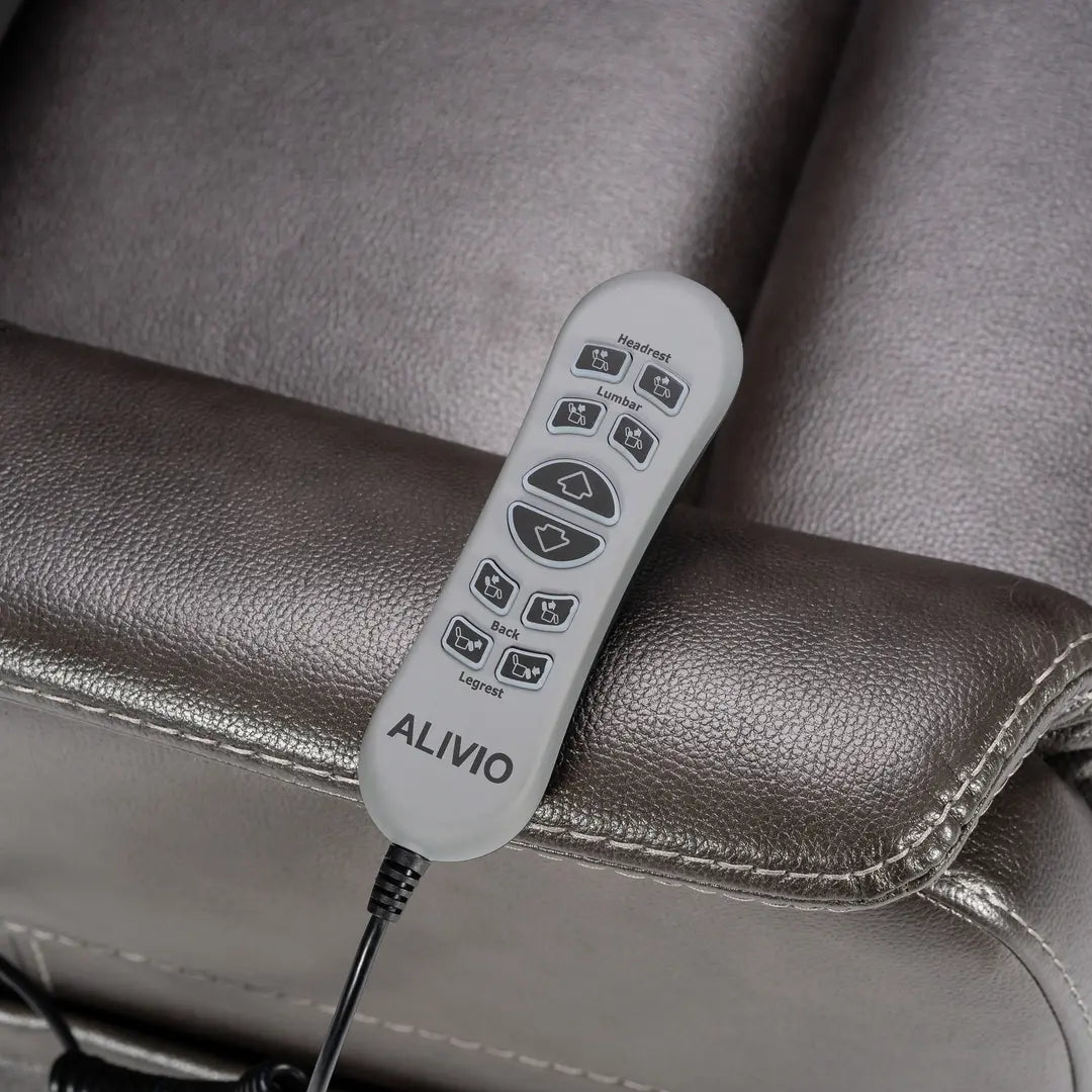 K Care Alivio Picasso 4-Motor Electric Lift Recliner Chair in Black - Australian Assistive Technology Centre