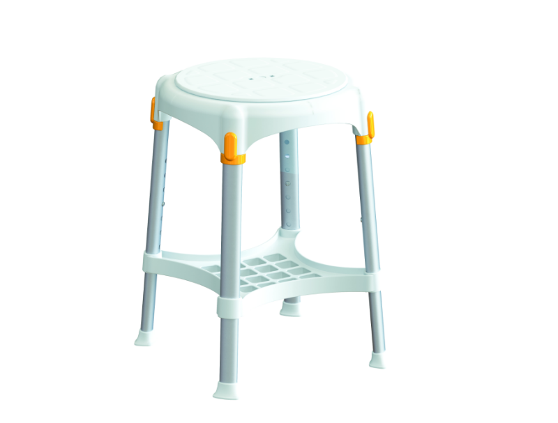 KING Rotating Round Stool Height Adjustable with Tray - Australian Assistive Technology Centre