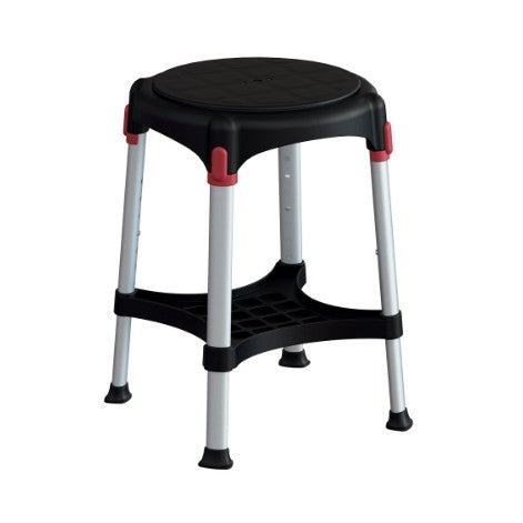 KING Rotating Round Stool Height Adjustable with Tray - Australian Assistive Technology Centre