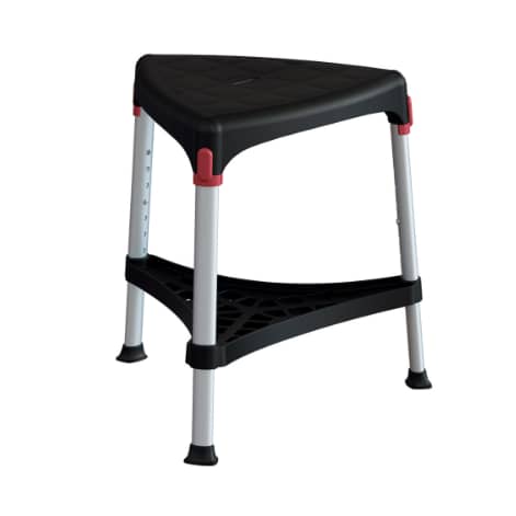 King Triangle Stool With Try, Adjustable Height BEHI - Australian Assistive Technology Centre