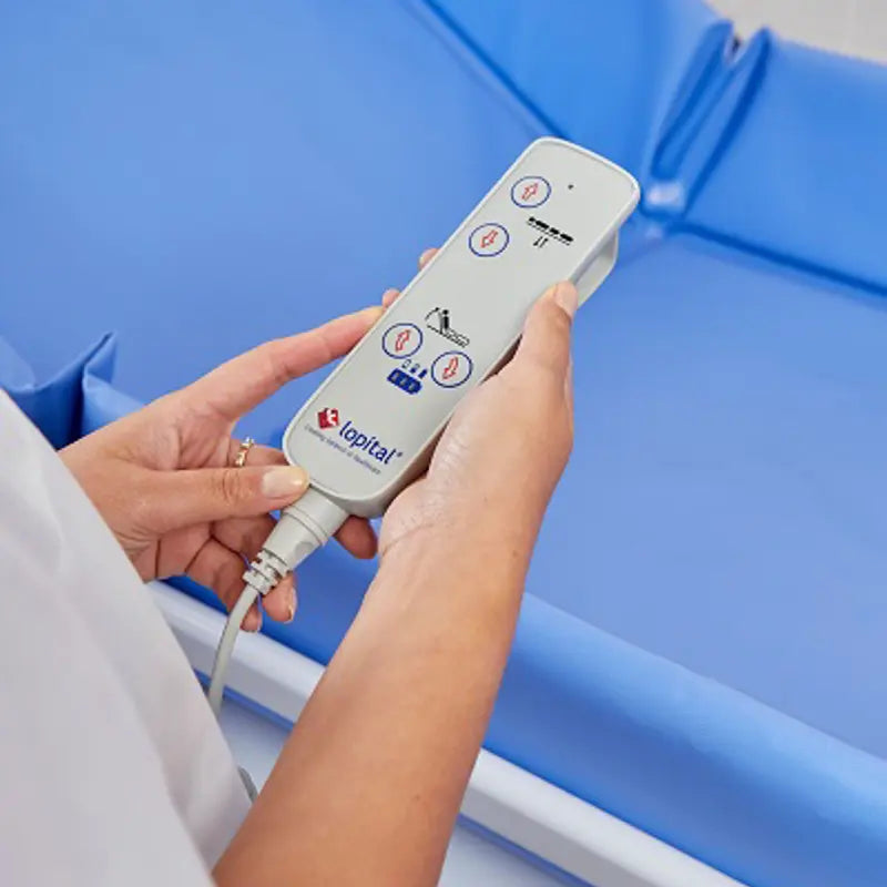 Lopital Marina Deluxe Electric Shower Trolley - Australian Assistive Technology Centre