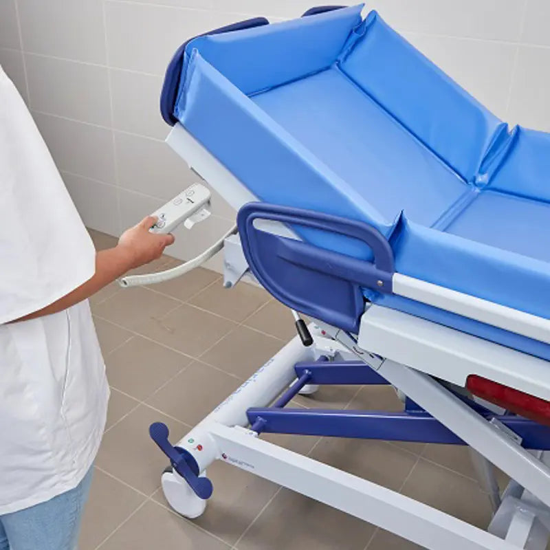Lopital Marina Deluxe Electric Shower Trolley - Australian Assistive Technology Centre