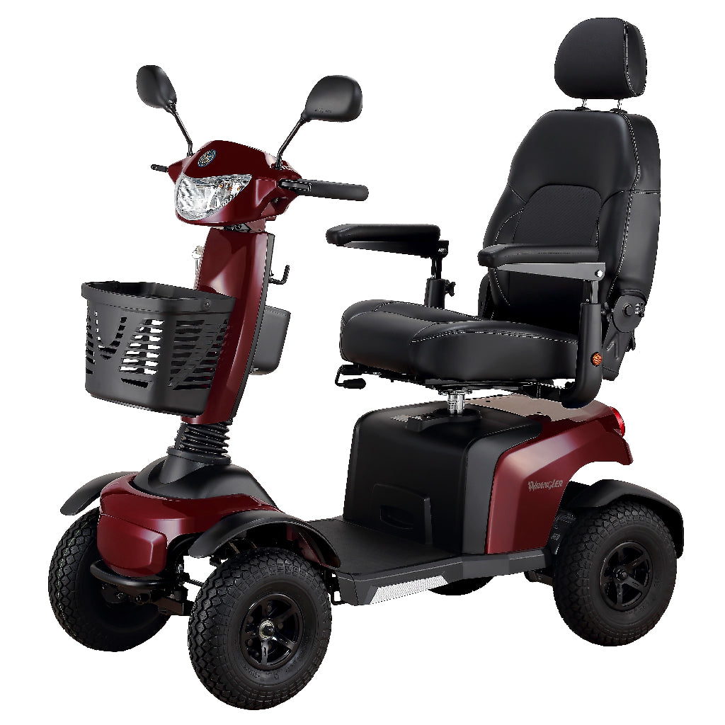 Merits Wrangler Mobility Scooter - Red - Australian Assistive Technology Centre